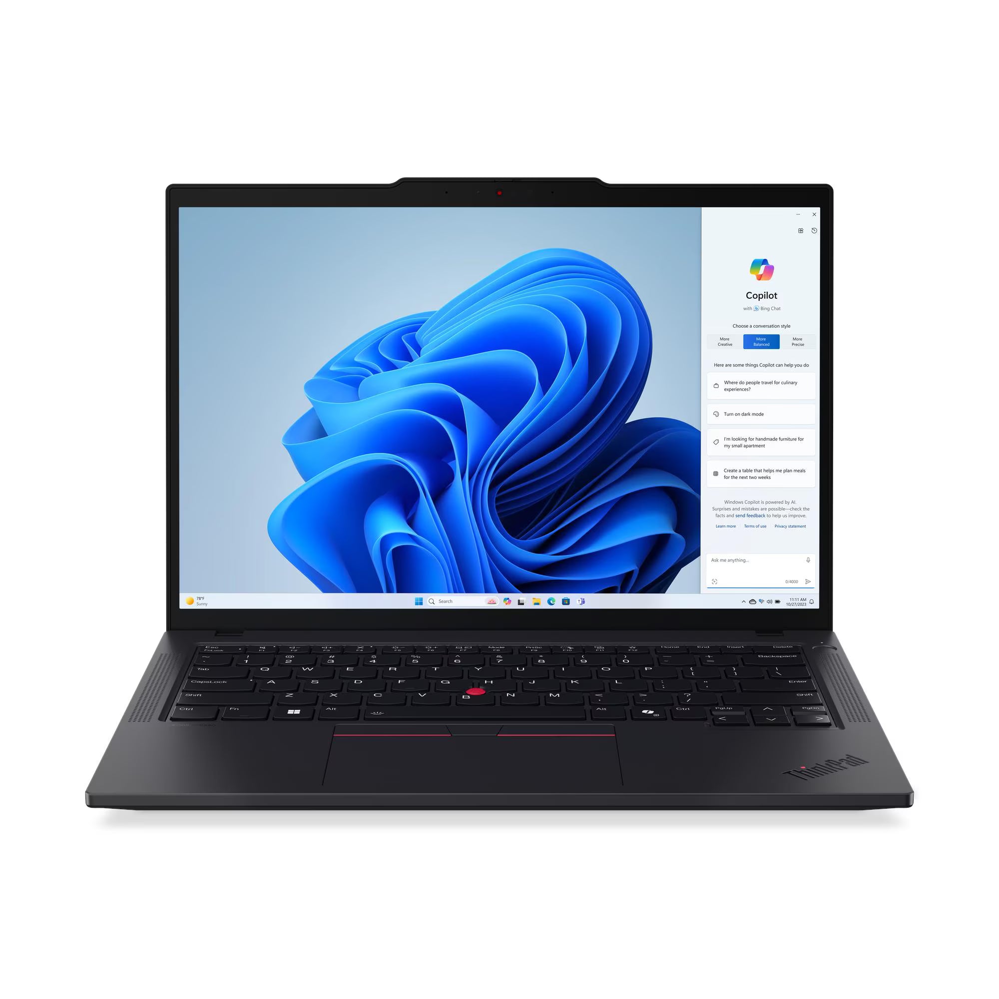 LENOVO ThinkPad T14 Gen 5 Laptop 14" WUXGA IPS Intel Core Ultra 7 155U 4.8GHz 16GB DDR5 512GB SSD Windows 11 Pro 21MM001SLM