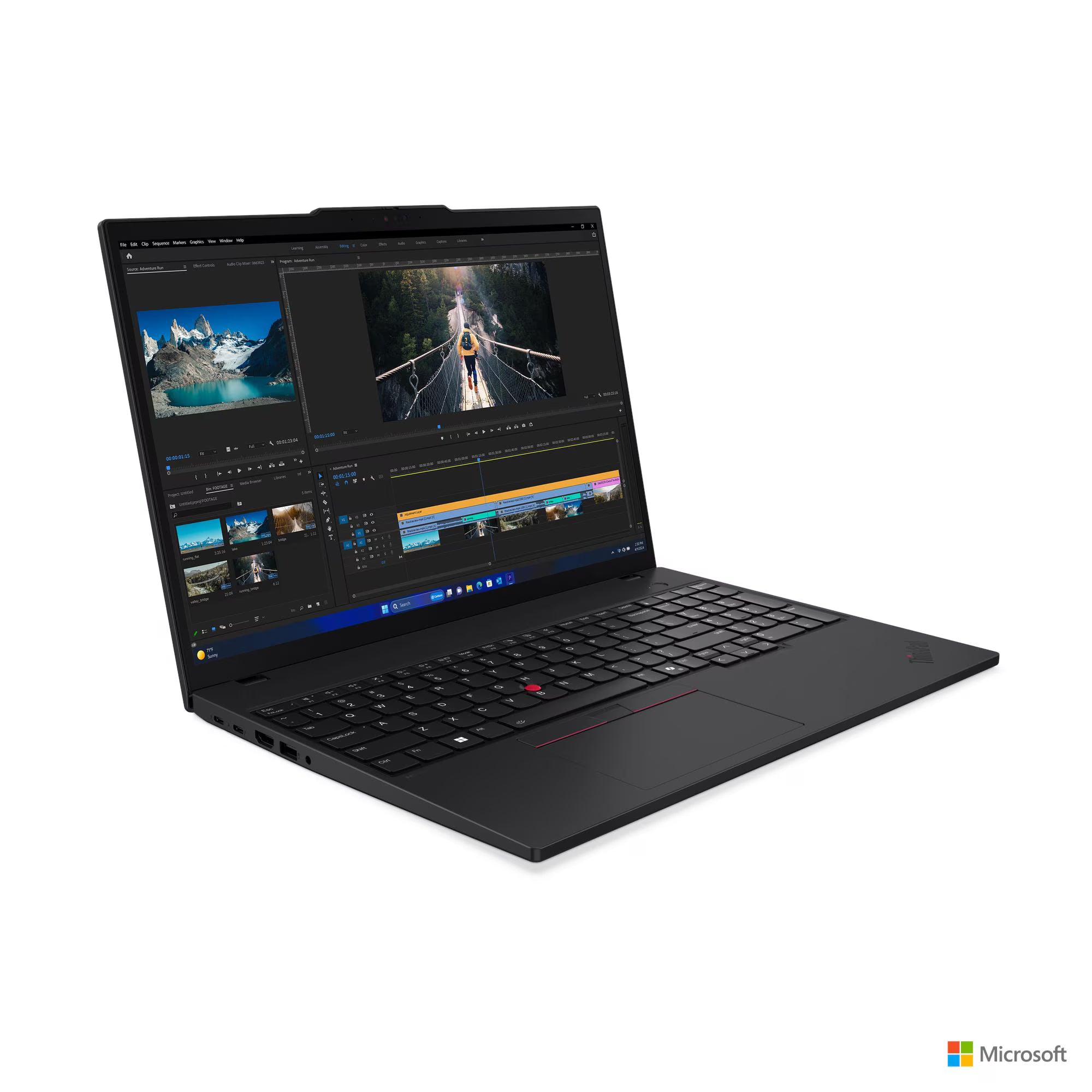LENOVO ThinkPad T16 Gen 3 Laptop 16" WUXGA IPS Intel Core Ultra 7 155U 4.8GHz 16GB DDR5 512GB SSD Windows 11 Pro 21MQ000XLM