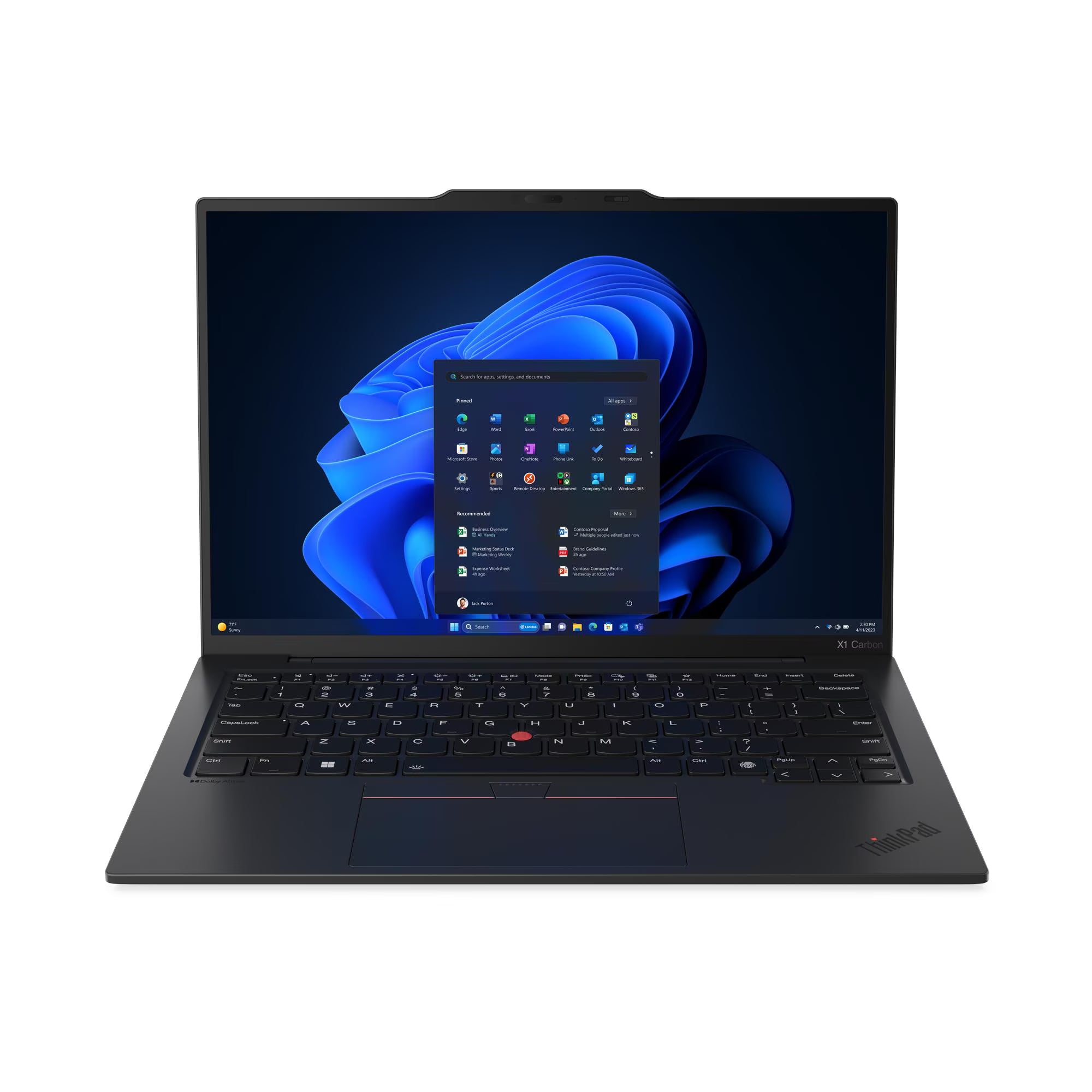 LENOVO 21KD000YLM ThinkPad X1 Carbon Gen 12 Laptop 14" WUXGA IPS Intel Core Ultra 7 155U 4.8GHz 16GB DDR5 1TB SSD Windows 11 Pro