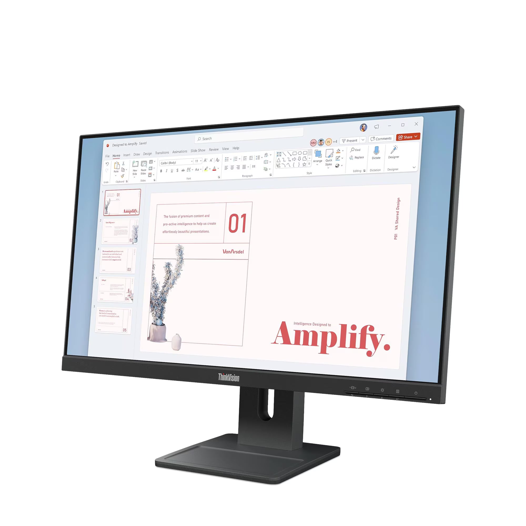 LENOVO ThinkVision E24-40 Monitor Plano 23.8" IPS 1920x1080 WLED 92 DPI 64BAMAR1LA