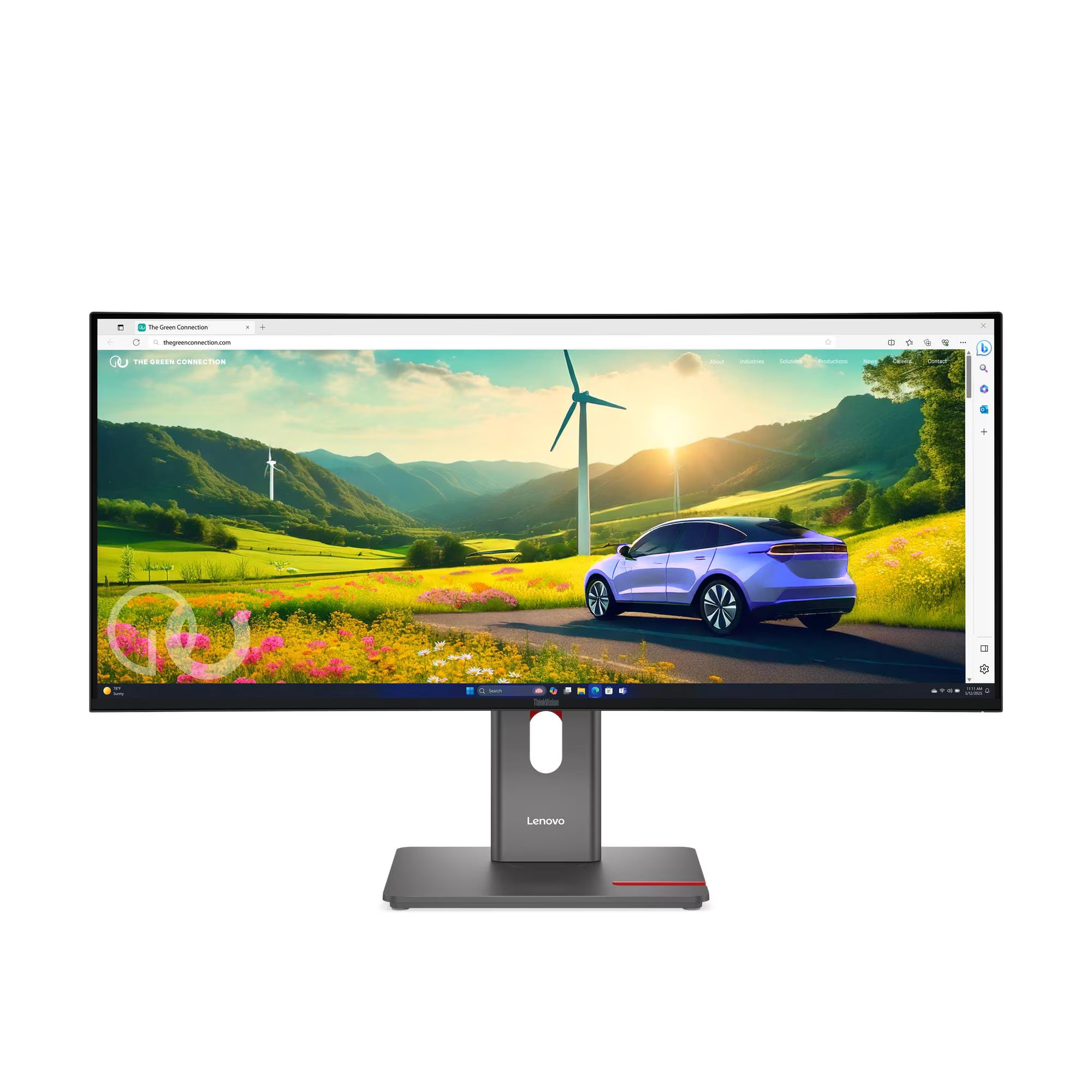 LENOVO 64ADGAR1LA ThinkVision P34WD-40 Monitor 34" IPS WQHD WLED