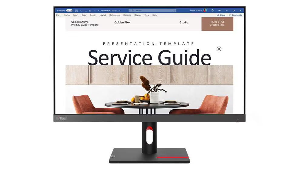 LENOVO 63DEKAR3LA ThinkVision S24i-30 Monitor 23.8" WLED