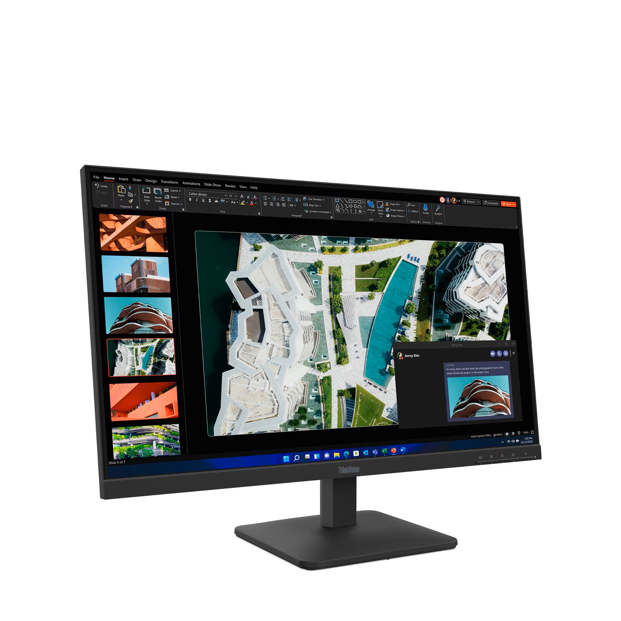 LENOVO THINKVISION S27-4E MONITOR PLANO  27" FULL HD IPS HDMI VGA