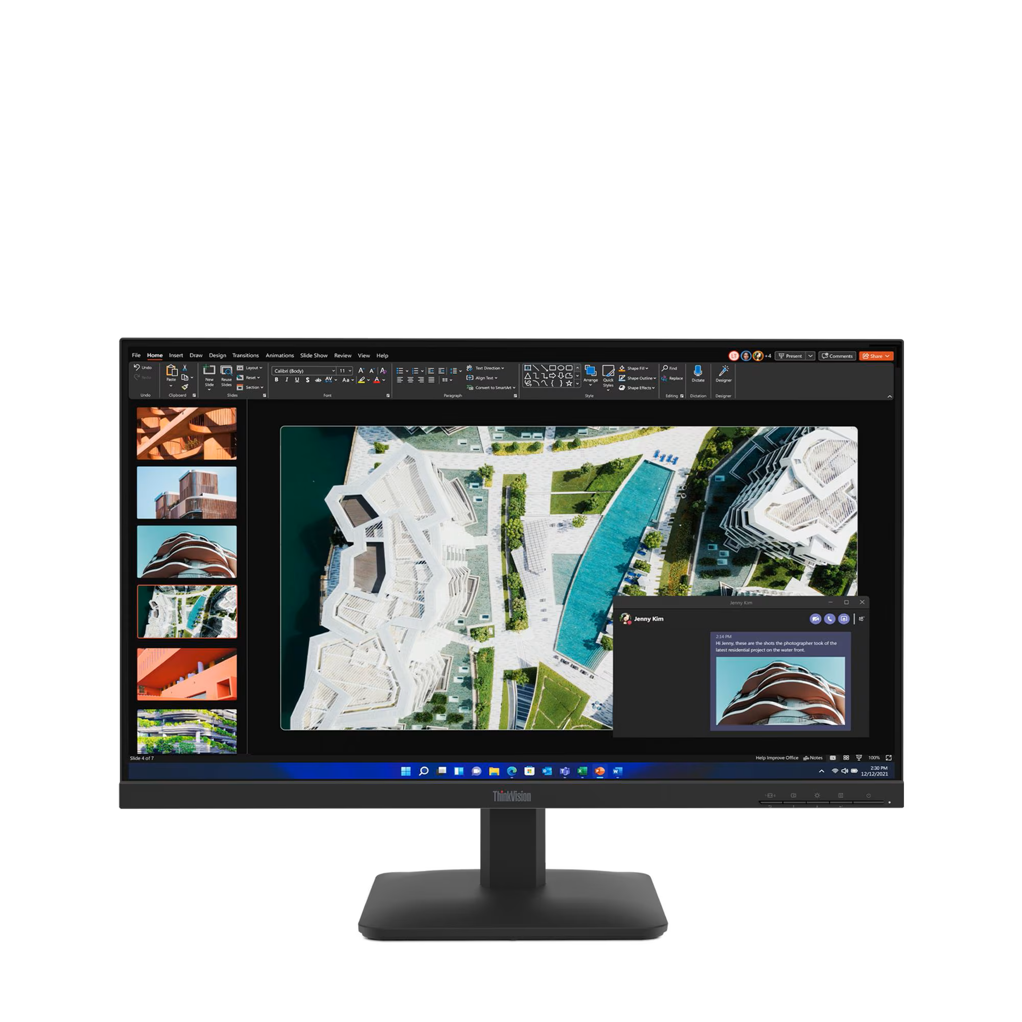 LENOVO THINKVISION S27-4E MONITOR PLANO  27" FULL HD IPS HDMI VGA