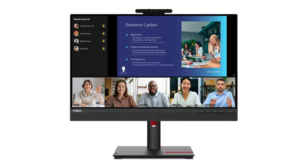 LENOVO ThinkVision T24V-30 Monitor 23.8" FHD IPS 1920x1080 WLED 93 DPI 63D8MAR3LA