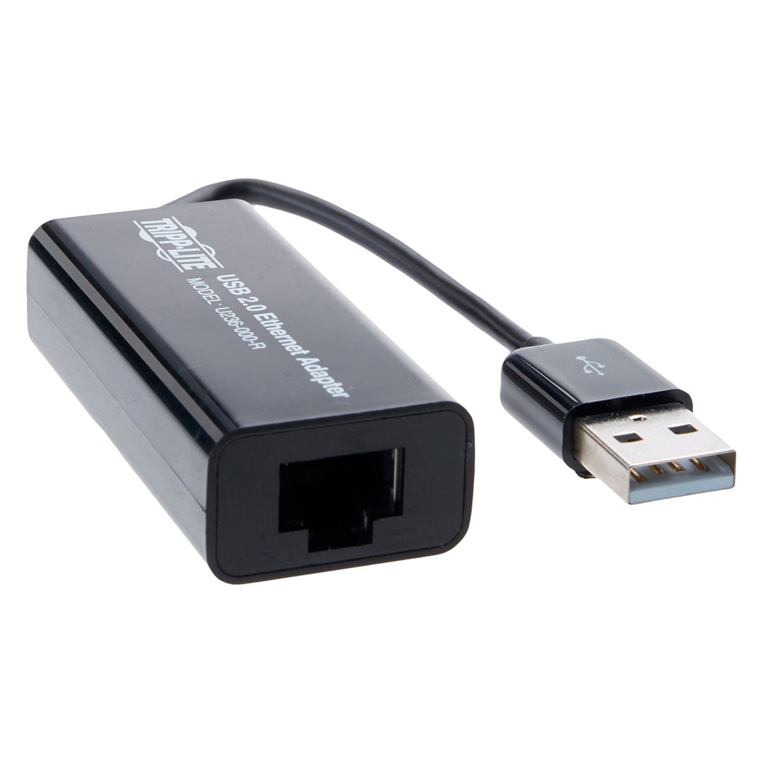 TRIPP-LITE U236-000-R Adaptador de Red, USB 2.0, Ehernet, NIC, 10/100Mbps, RJ45