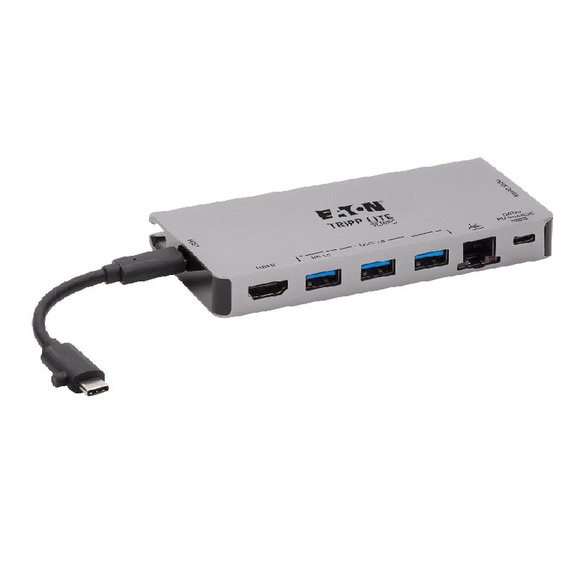 TRIPP-LITE U442-DOCK5D-GY CONEXIÓN, de ACOPLAMIENTO, USB-C, HDMI, USB-A RJ45