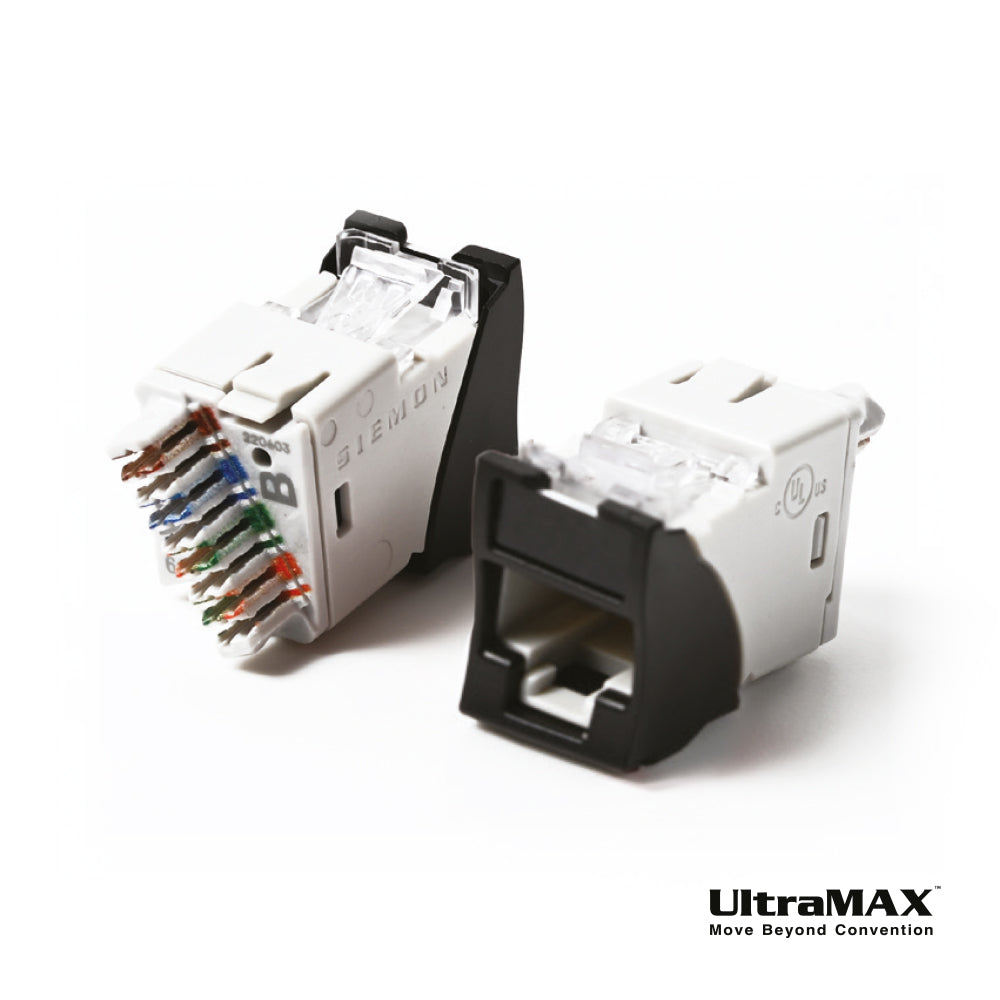 SIEMON U6-H01NB Jack RJ45 Cat6 UltraMAX Plano Angular