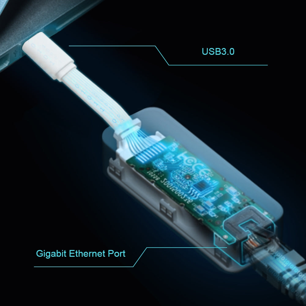 TP-LINK UE300C Adaptador USB tipo C a RJ45 Gigabit Ethernet