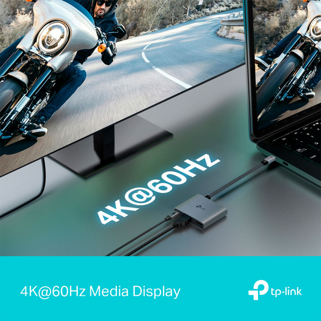 TP-LINK UH3020C Adaptador HUB USB Tipo C 3 en 1 5Gbps