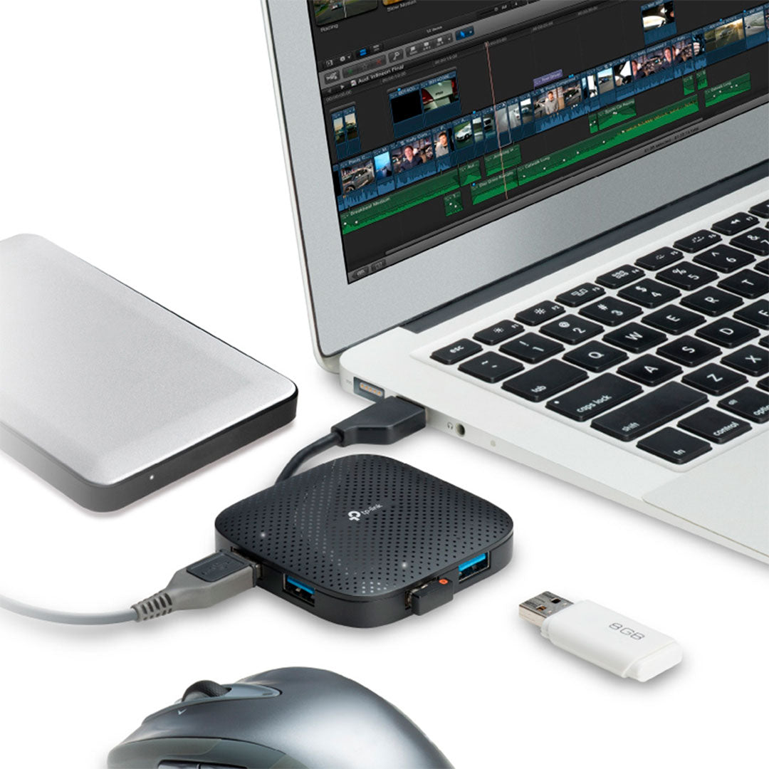 TP-LINK UH400 Hub Portátil 4 Puertos USB 3.0