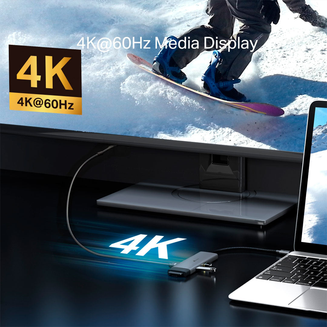 TP-LINK UH7020C Adaptador HUB USB Tipo C 7 en 1 5Gbps