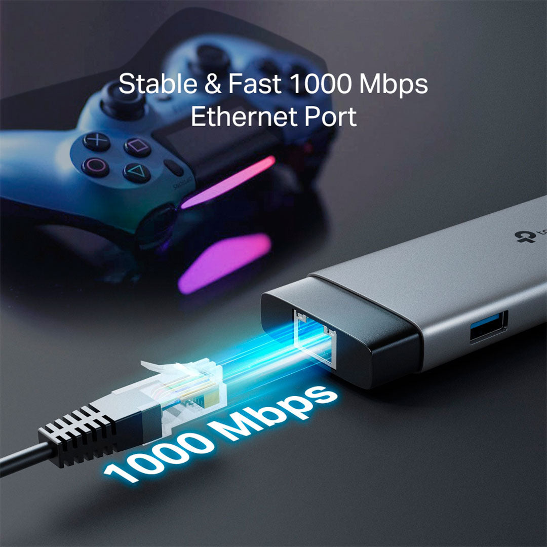 TP-LINK UH9120C Adaptador HUB USB Tipo C 9 en 1 5Gbps