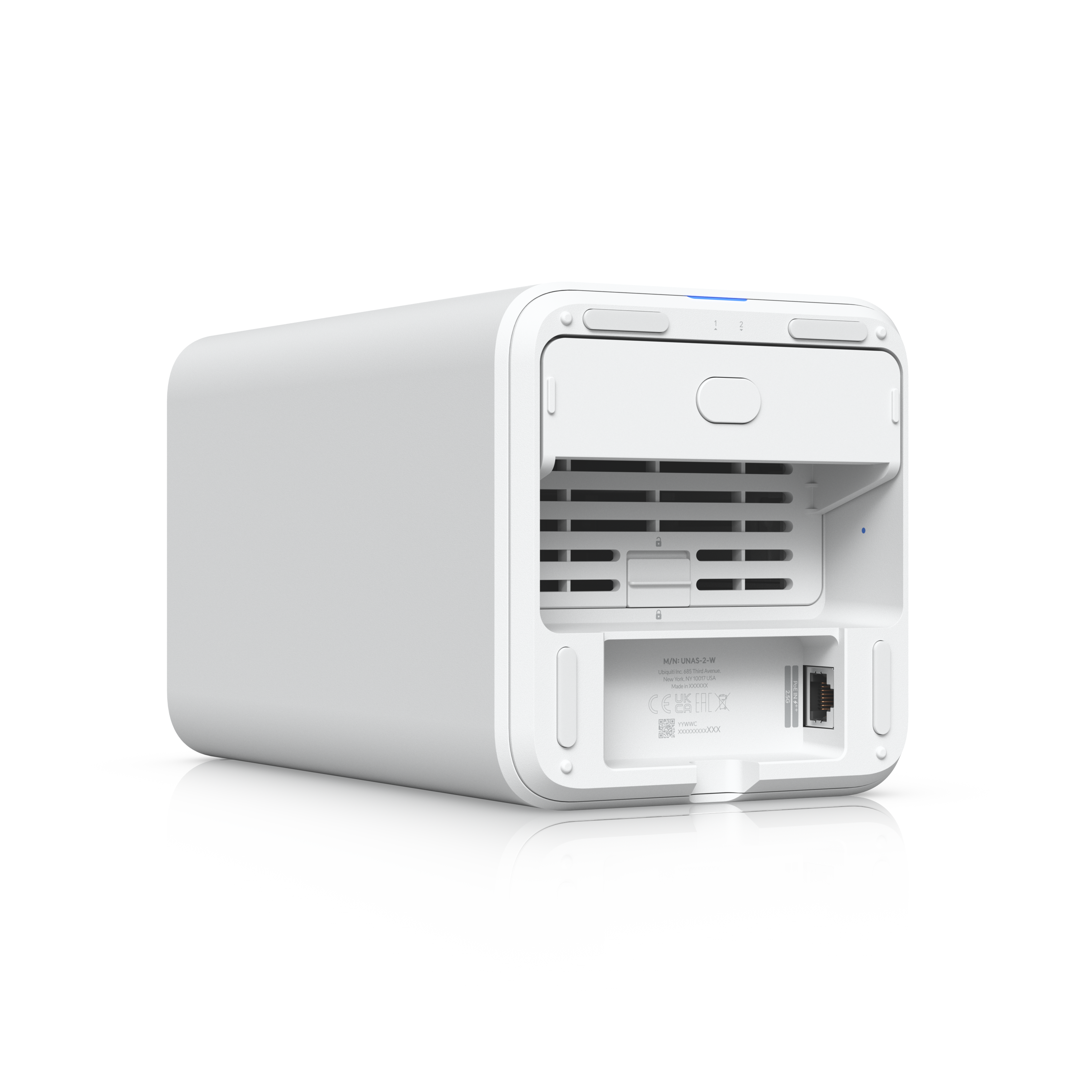 UBIQUITI UNAS-2-W NAS Storage 2 Bahías HDD No Incluidos