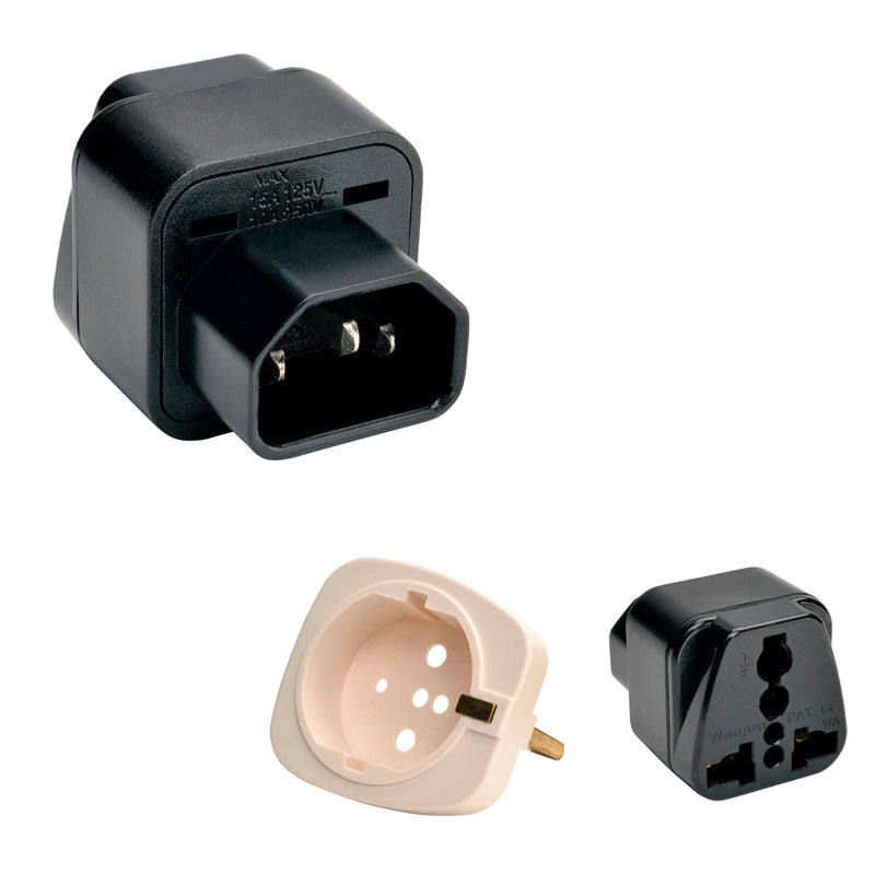 TRIPP-LITE UNIPLUGINT Adaptador de Enchufe Universal para Tomacorrientes IEC-320 C13