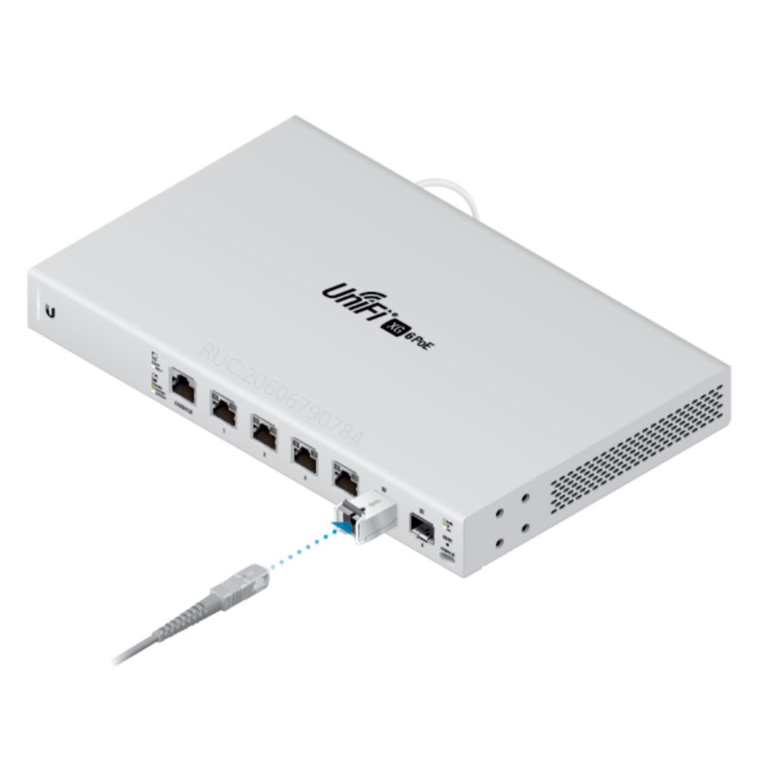 UBIQUITI US-XG-6POE Switch UNIFI PoE BT 4 Puertos 2SFP+ 10GB