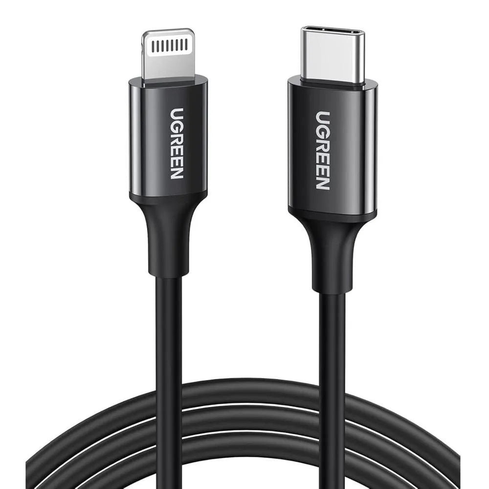 UGREEN US171 60751 Cable USB-C a Lightning 1m Negro