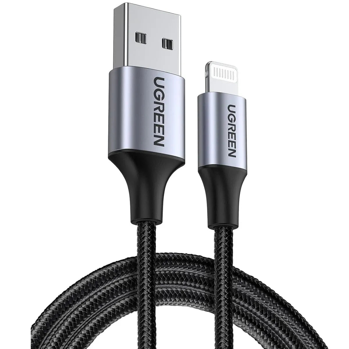UGREEN US199 60156 Cable de Datos de Carga USB-A a Lightning Negro