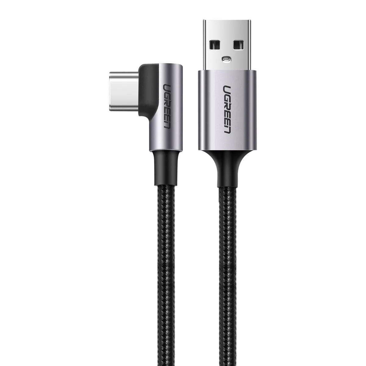UGREEN US284 50942 Cable 2m USB-C Ángulo 90° 18w Carga Rápida 3A
