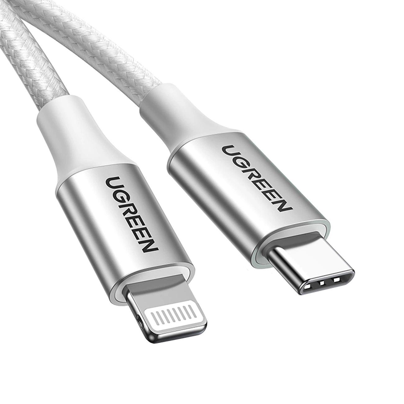 UGREEN US304 70523 Cable USB-C a Lightning 1m Blanco
