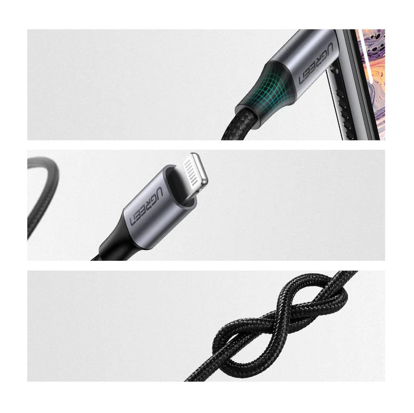 UGREEN US315 70509 Cable Audio Lightning 3.5mm 1m