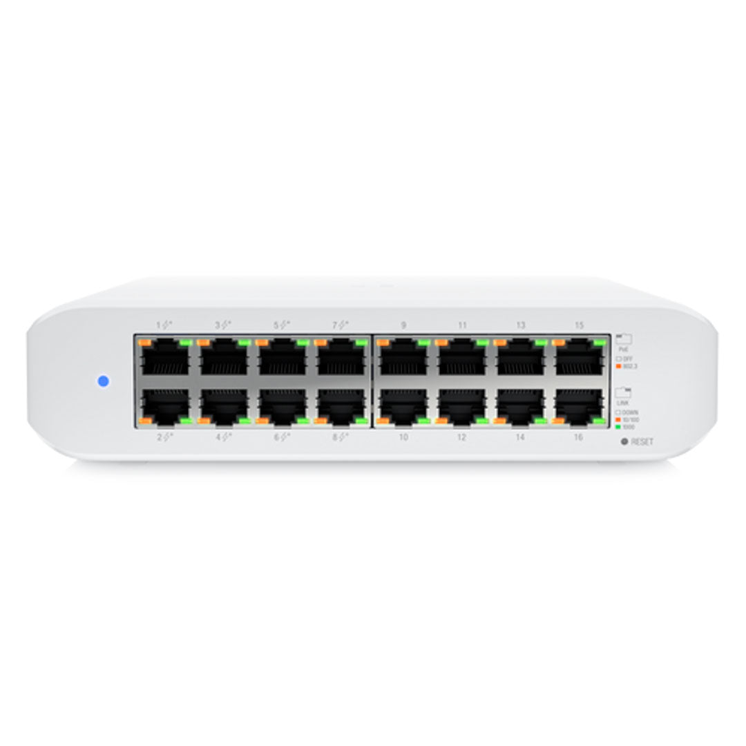 UBIQUITI USW-LITE-16-POE Switch UNIFI 16 Puertos 8 PoE 45W L2