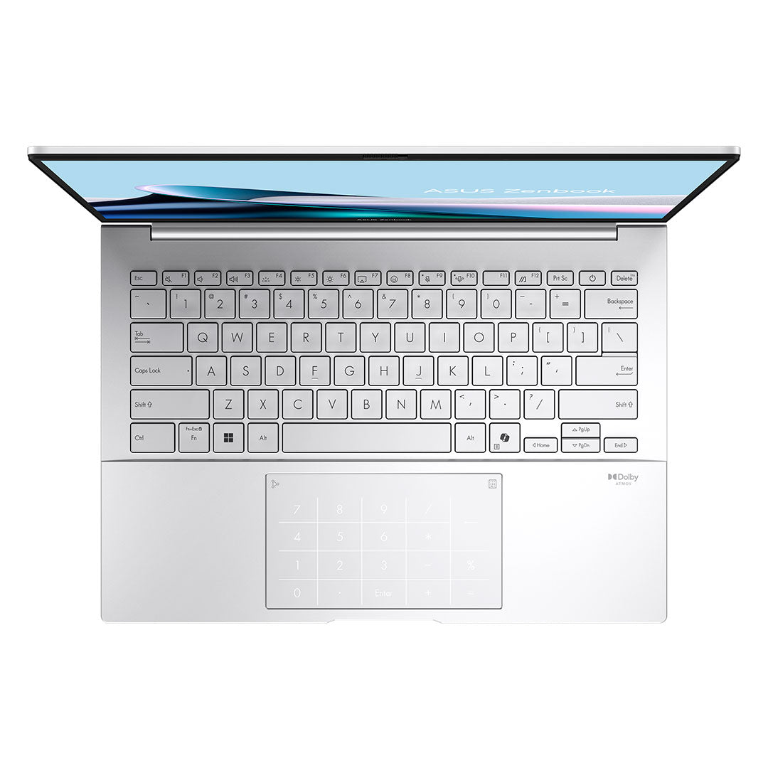 ASUS ZENBOOK 14 OLED Laptop Core Ultra 5 125H, 14", 8GB DDR5, SSD M.2 512GB, Windows 11 Home, Plata, 90NB11R2-M016F0