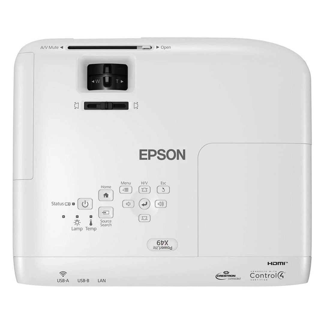 EPSON PowerLite X49 Proyector 3600Lúmenes 1024x768 XGA 3LCD HDMI VGA USB V11H982020