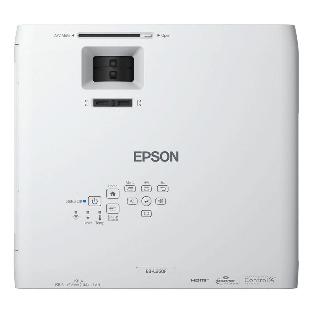 EPSON V11HA69020 Proyector Laser PowerLite L260F 4600 Lúmenes 1080p 3LCD, Wi-Fi, HDMI x2, VGA, LAN