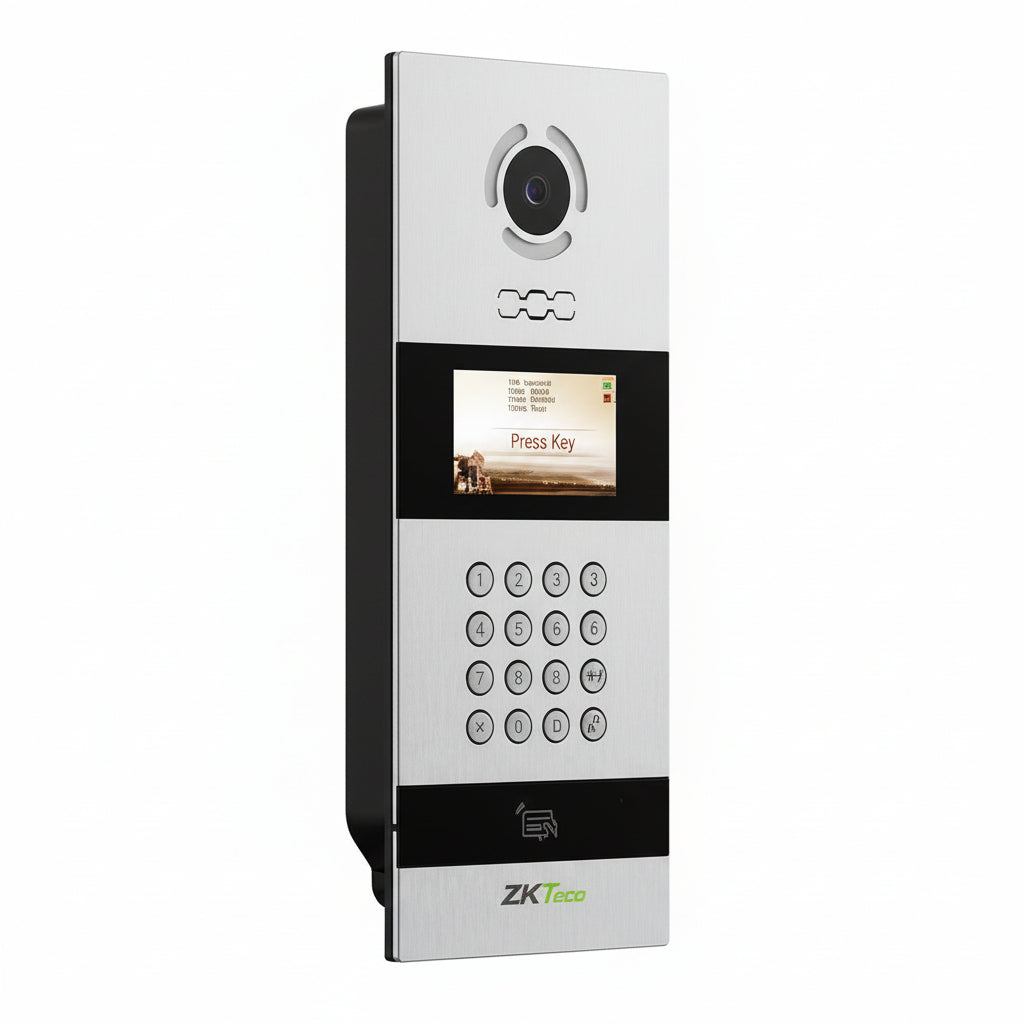 ZKTECO VEX-B21L Video Portero Frente de Calle IP 2MP con Lector de Tarjeta