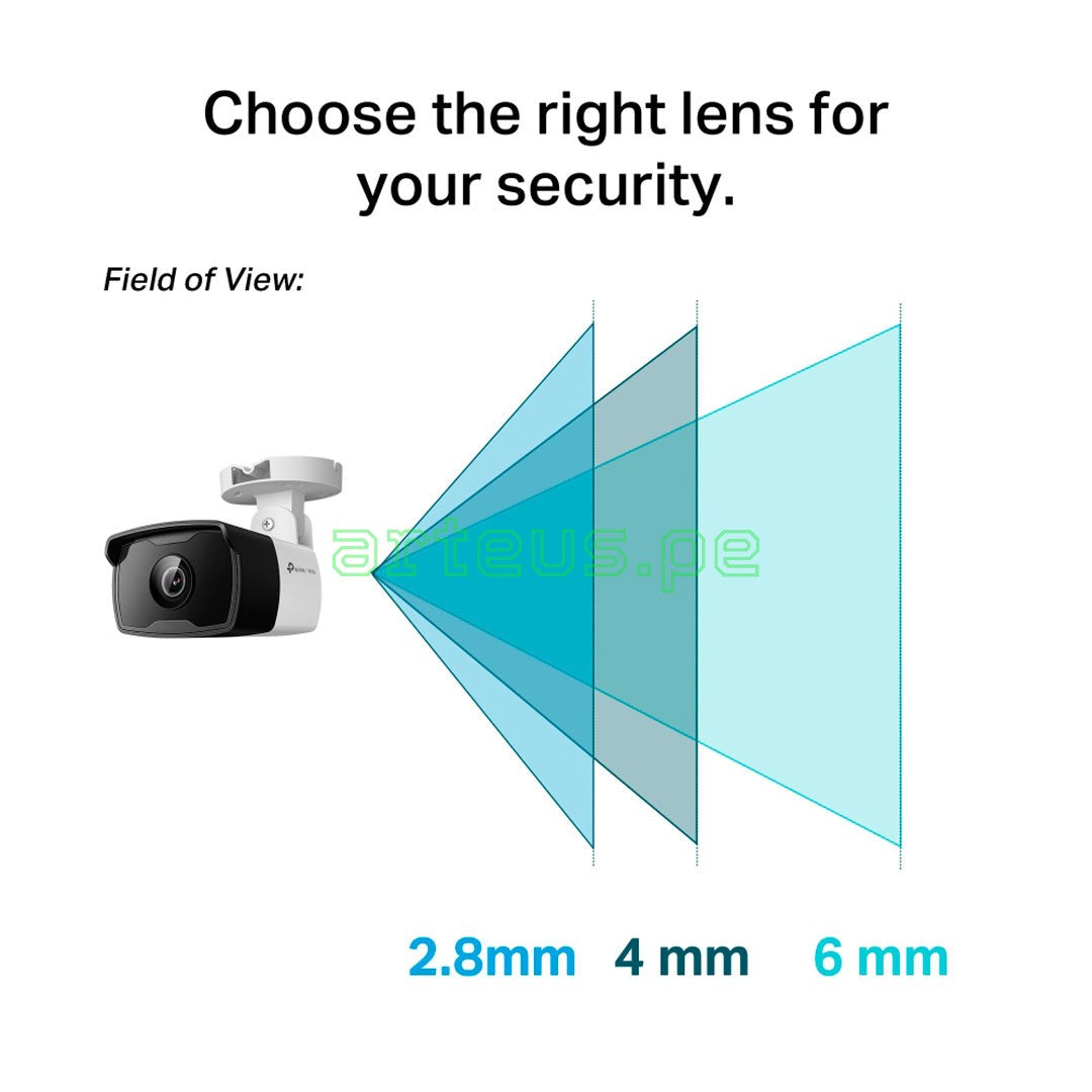 TP-LINK VIGI C320I 2.8mm Cámara de Seguridad IP PoE 2MP
