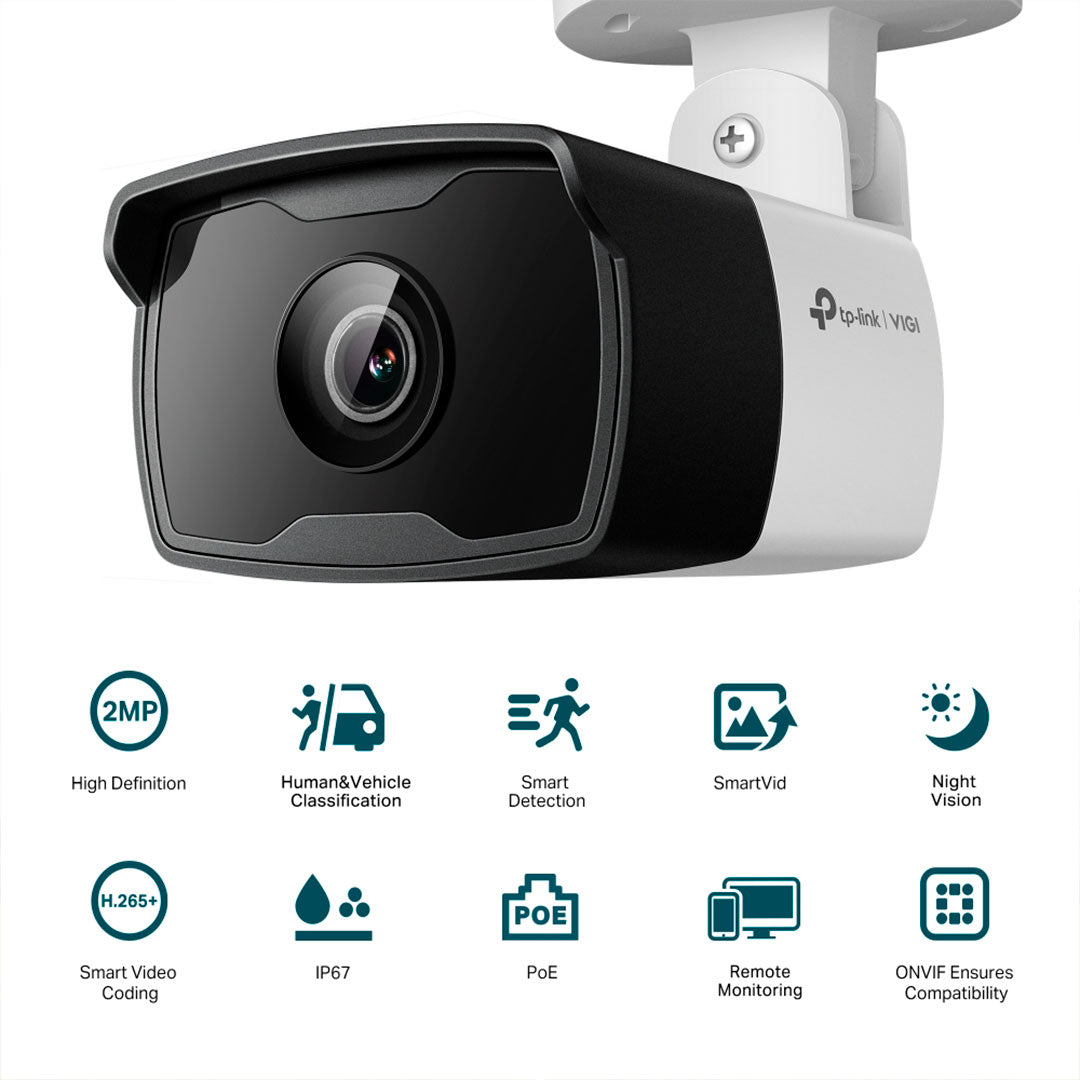 TP-LINK VIGI C320I 4mm Cámara de Seguridad IP PoE 2MP