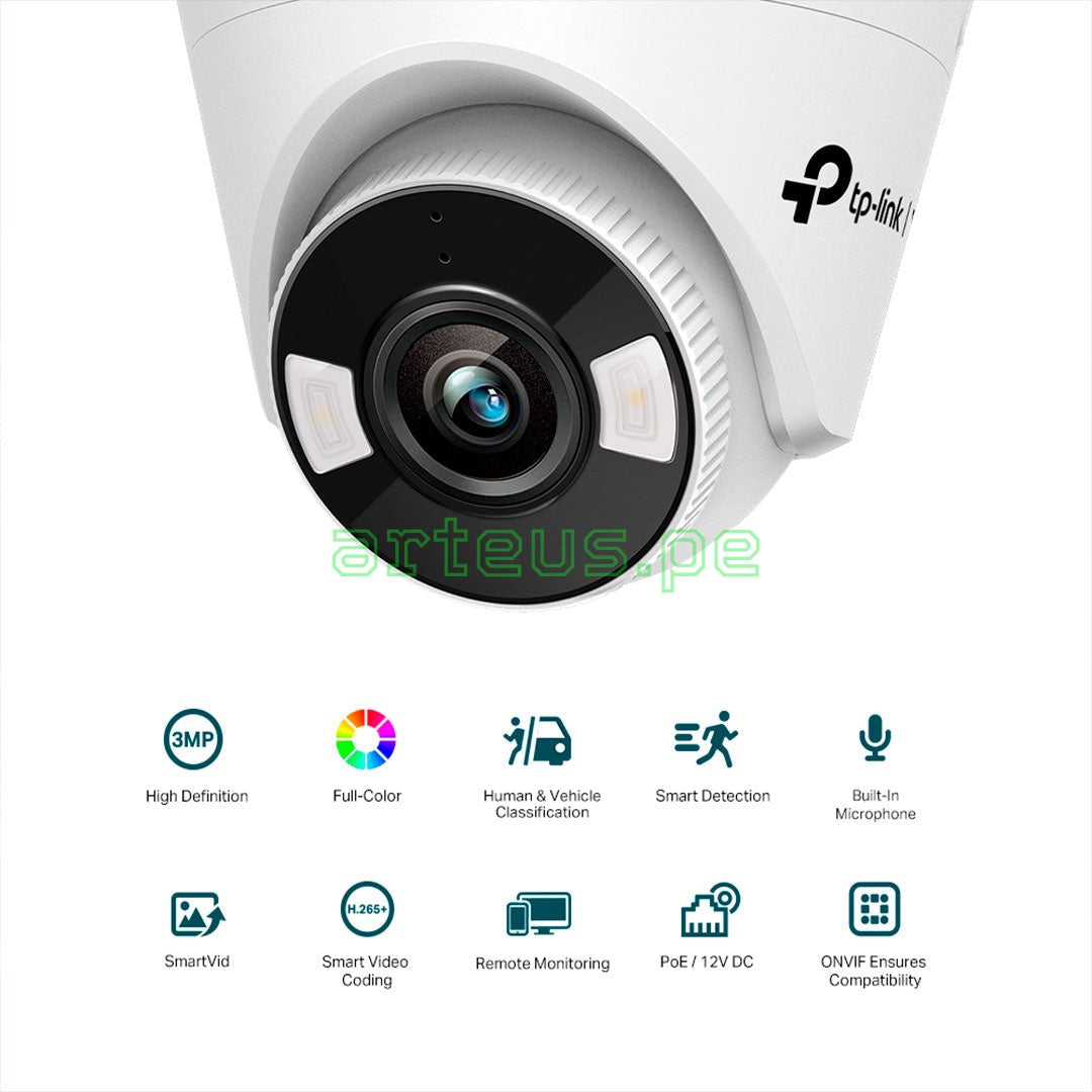 TP-LINK VIGI C430 4mm Cámara de Seguridad IP PoE 3MP 2K
