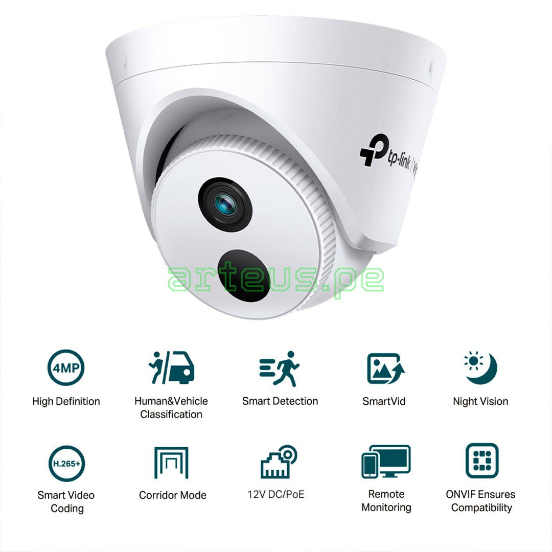 TP-LINK VIGI C440I 2.8mm Cámara de Seguridad IP PoE 4MP 2K+