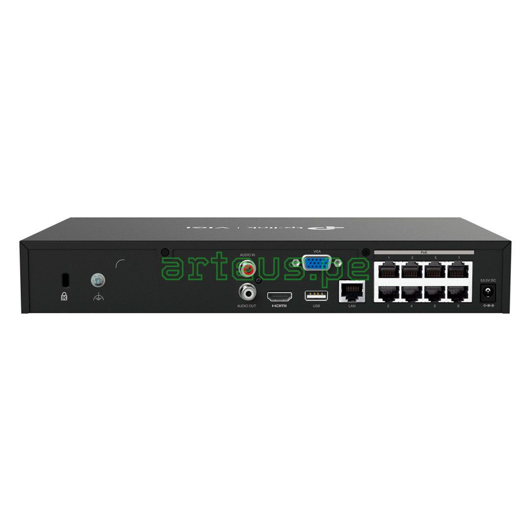 TP-LINK VIGI NK8P-B434I Kit 4 Cámaras Bullet 3MP y NVR 8 Canales