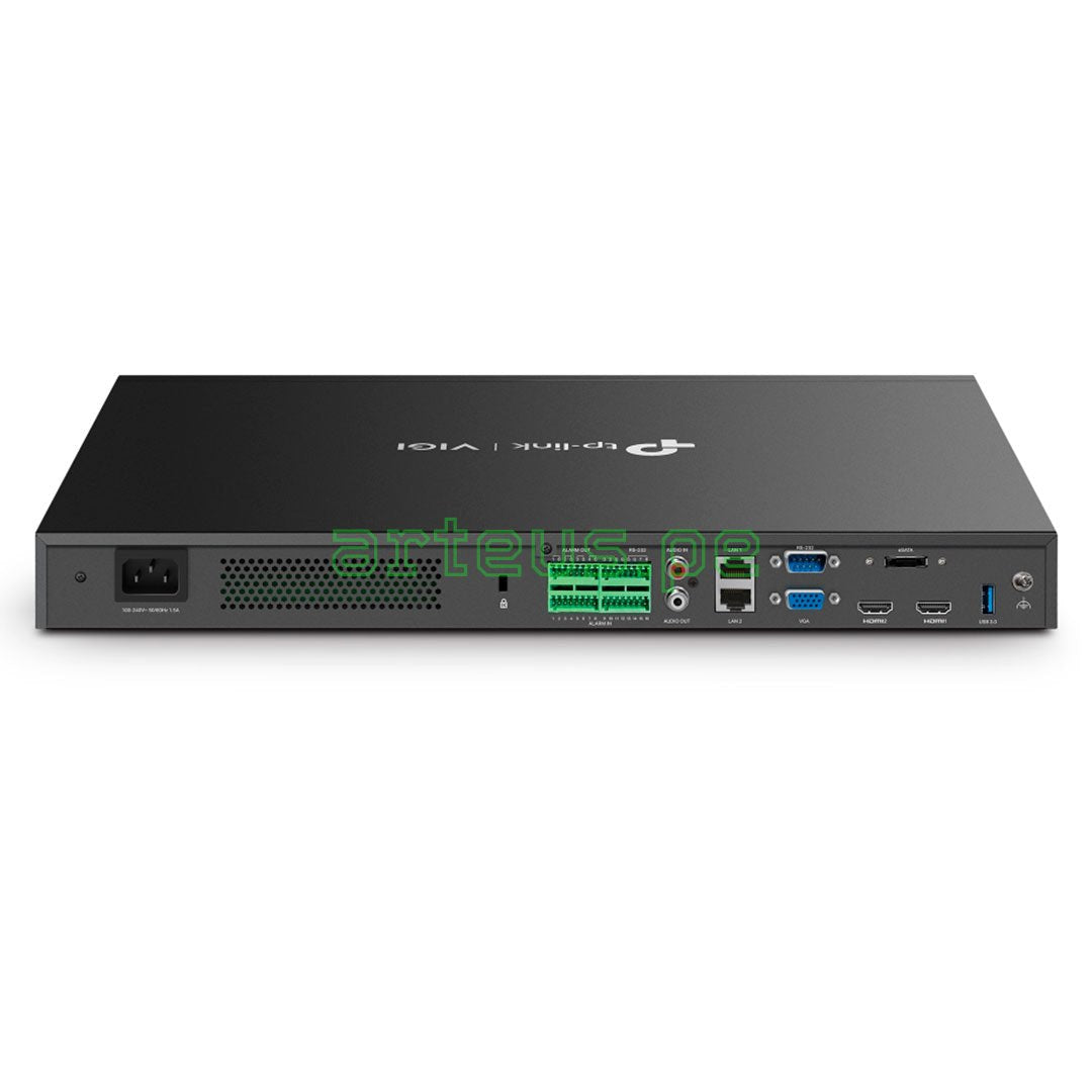 TP-LINK VIGI NVR4016H Grabador de Vídeo NVR 16 Canales 4K 4 Bahias SATA