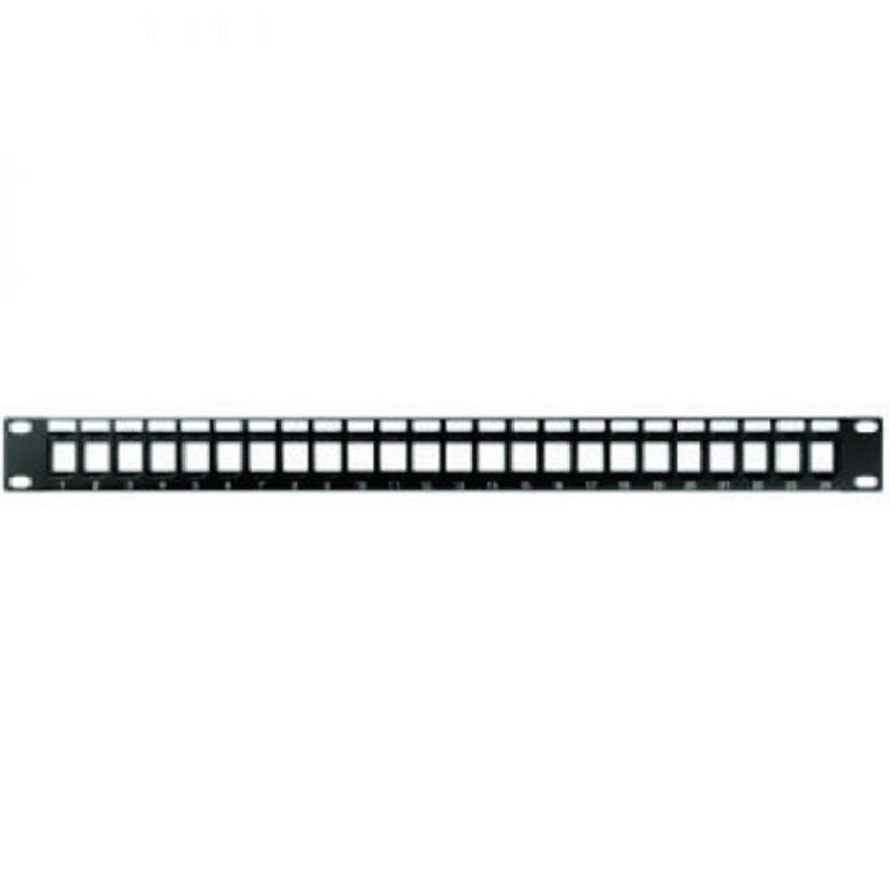 Panel de parcheo vacío de 48 puertos para rack de cableado estructurado de red