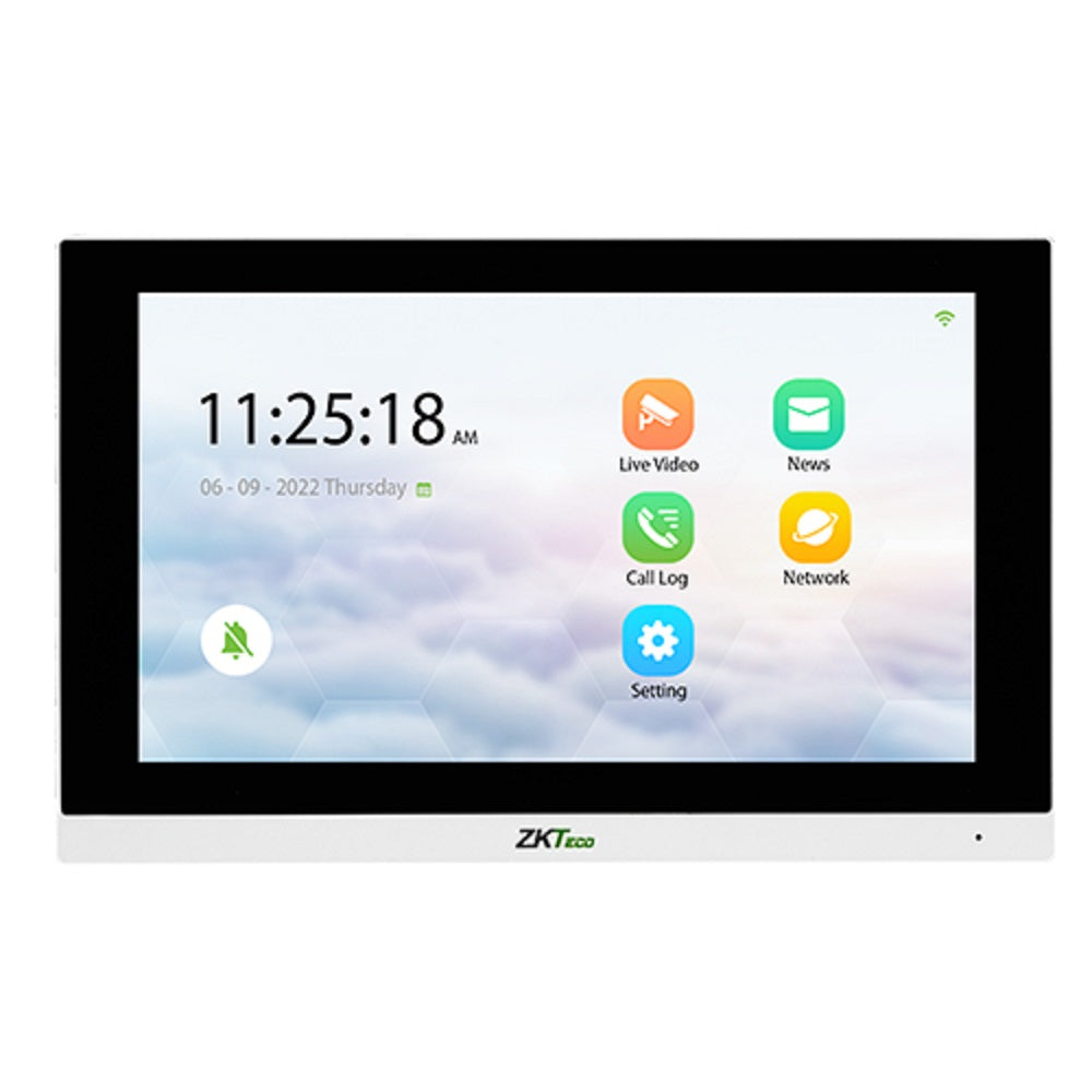 ZKTECO VT07-B22L Monitor IP 7" para Video Portero ve01-b24l-w y vex-b25l