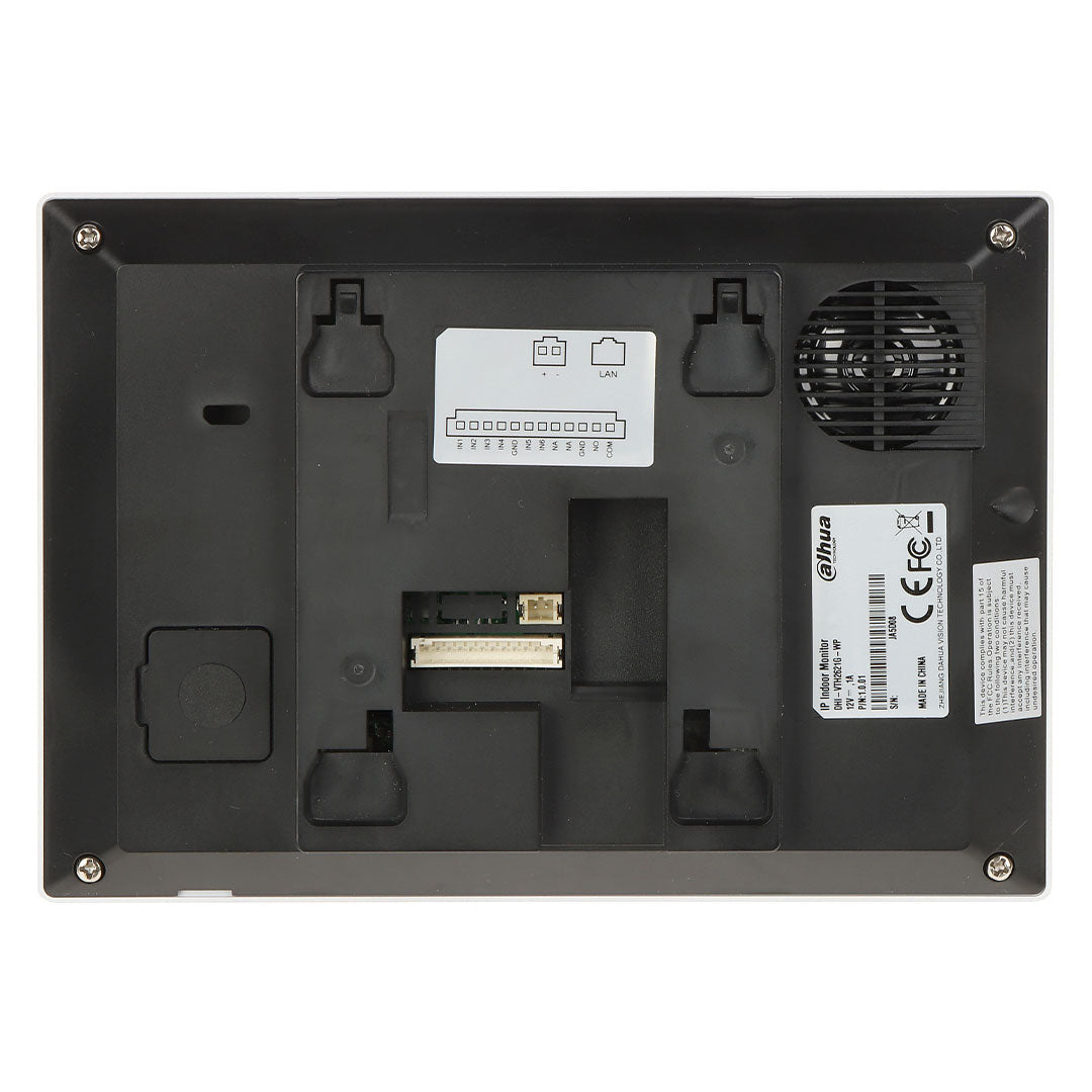 DAHUA VTH2621G-WP Monitor IP PoE para Video Portero Pantalla Táctil 7" Negro