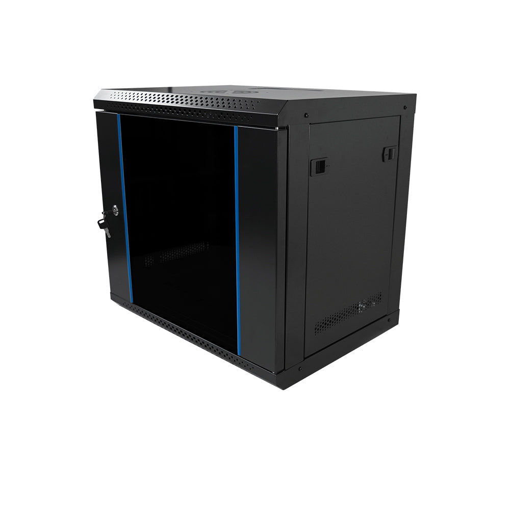 FINEN W1-5409 Gabinete de Pared 9RU 501 x 540 x 400mm c/ Puerta de Vidrio