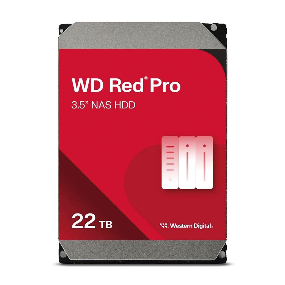 WD Red Pro 22TB Disco Duro NAS 3.5" SATA 7200rpm WD221KFGX