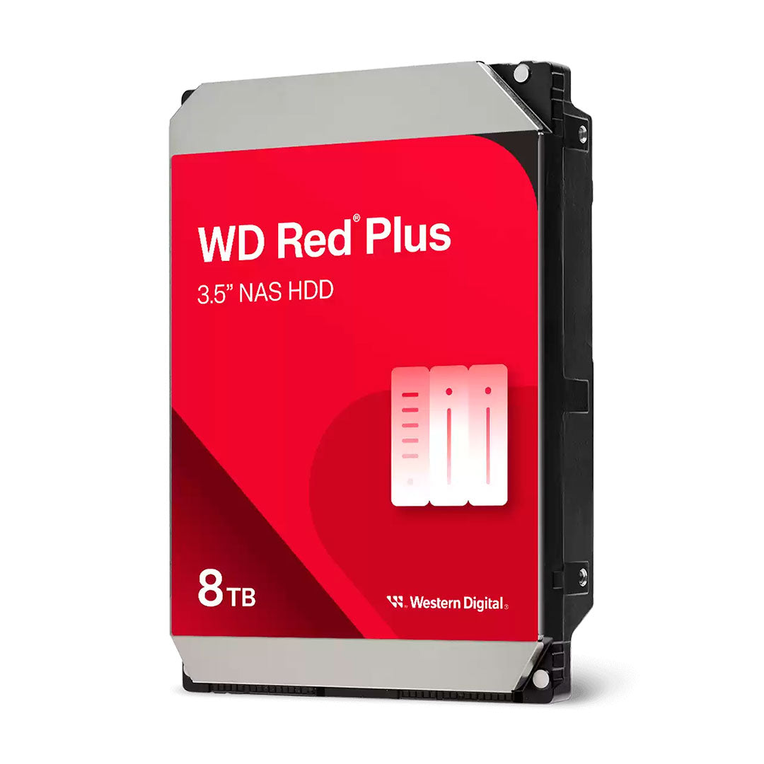 WD Red Plus 8TB Disco Duro NAS 3.5" SATA 7200rpm WD80EFPX