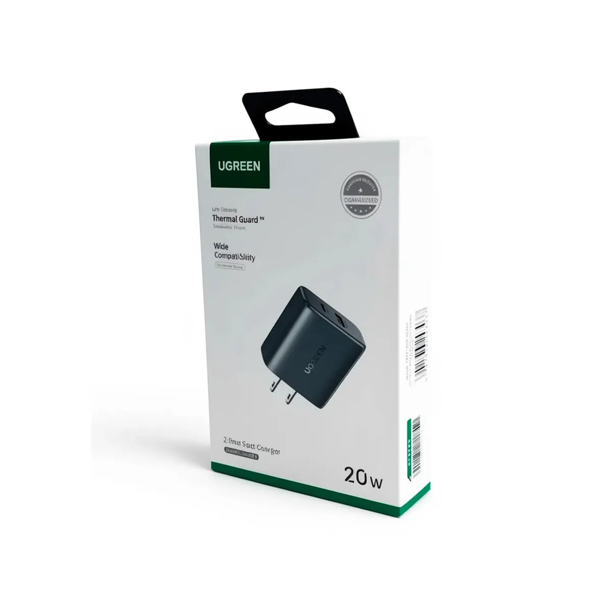 UGREEN X227 45303 Cargador 20W 2 Puertos Carga Rapida