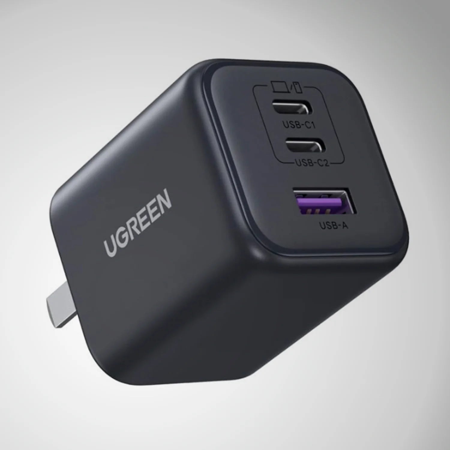 UGREEN X527 65155B Cargador GAN 3 USB-C 1 USB-A 45W
