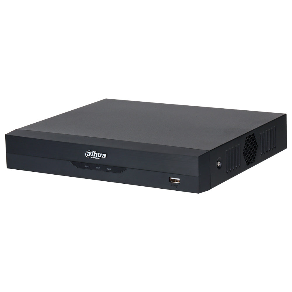 Grabador de video digital Dahua negro, equipo para sistemas de videovigilancia CCTV