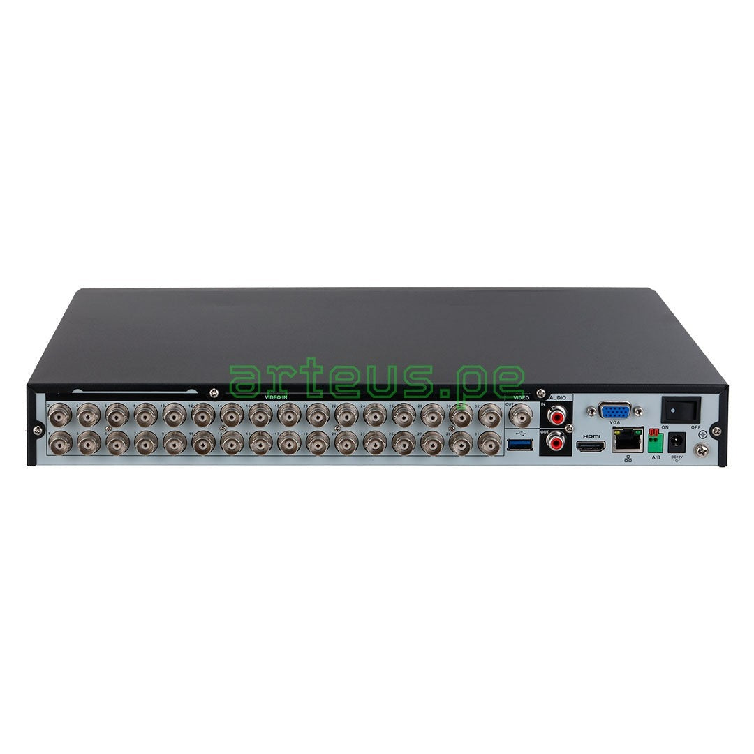 DAHUA XVR5232AN-4KL-I3 XVR Grabadora de Video 32 Canales 4K Penta-brid, Value 5MP, 1U 2 HDD, WizSense