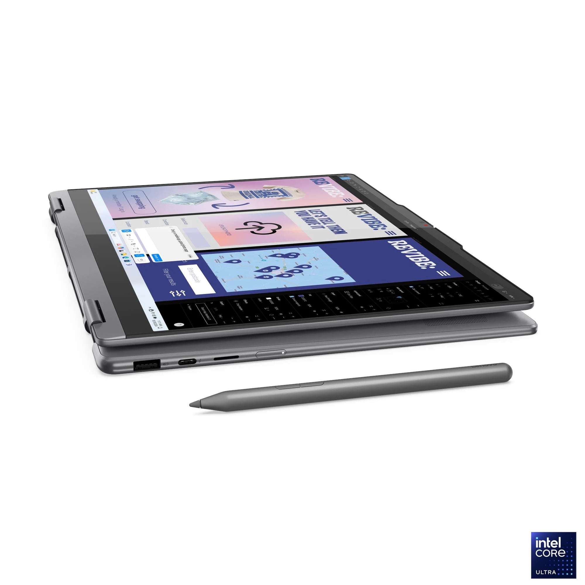 LENOVO 83JQ0081LM Yoga 7 2en1 14ILL10 Laptop 14" 2.8K WQXGA+ OLED Intel Core Ultra 7-258V 32GB DDR5 1TB SSD Windows 11 Hogar