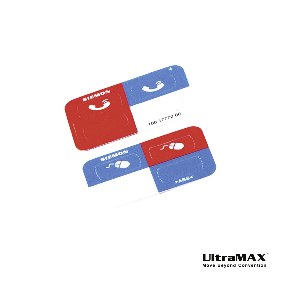 SIEMON Z-ICON-06B Icono ID UltraMax color azul para identificación de Jacks. (paquete x 100)