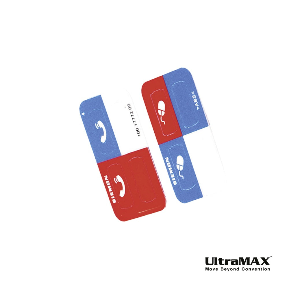 SIEMON Z-ICON-06B Icono ID UltraMax color azul para identificación de Jacks. (paquete x 100)