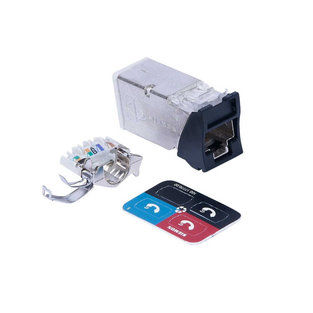 SIEMON Z6A-S01B Jack Cat6A Blindado, Z-MAX, Color Negro.